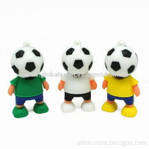 Football Man Style Promotional USB Accessory with 1 to 32GB Memory Capacity